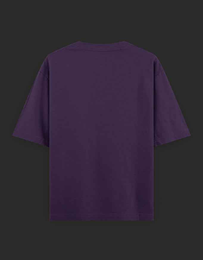 SkyBi Shirts Oversized T-Shirt 240 GSM Heavyweight Cotton