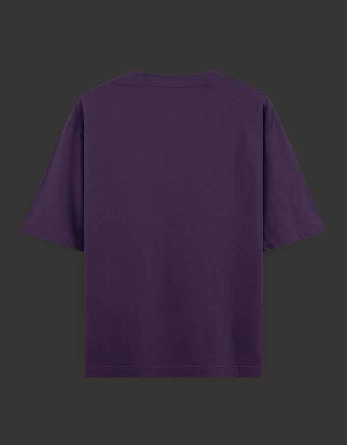SkyBi Shirts Oversized T-Shirt 240 GSM Heavyweight Cotton