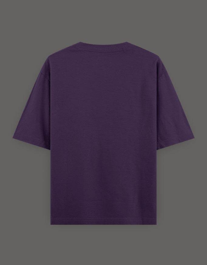 SkyBi Shirts Oversized Embroidery T-Shirt 240 GSM Heavyweight Cotton - SkyBi Shirts