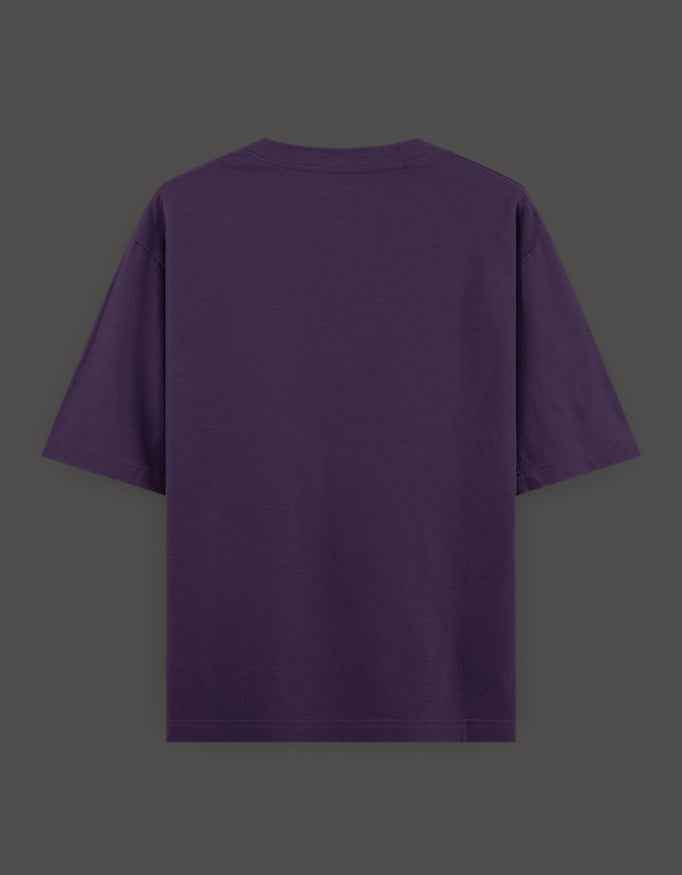 SkyBi Shirts Oversized T-Shirt 240 GSM Heavyweight Cotton