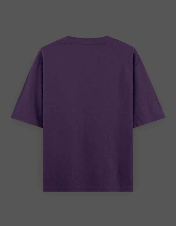 SkyBi Shirts Oversized T-Shirt 240 GSM Heavyweight Cotton