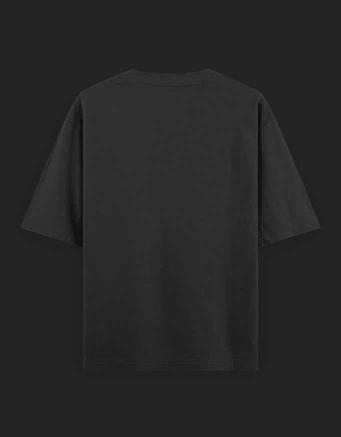 SkyBi Shirts Oversized T-Shirt 240 GSM Heavyweight Cotton