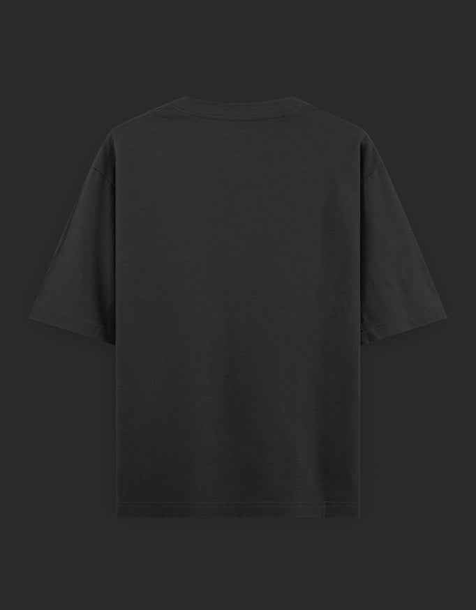 SkyBi Shirts Oversized T-Shirt 240 GSM Heavyweight Cotton