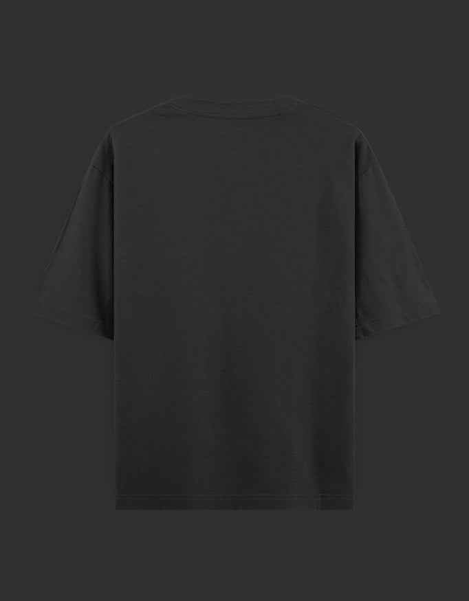 SkyBi Shirts Oversized T-Shirt 240 GSM Heavyweight Cotton