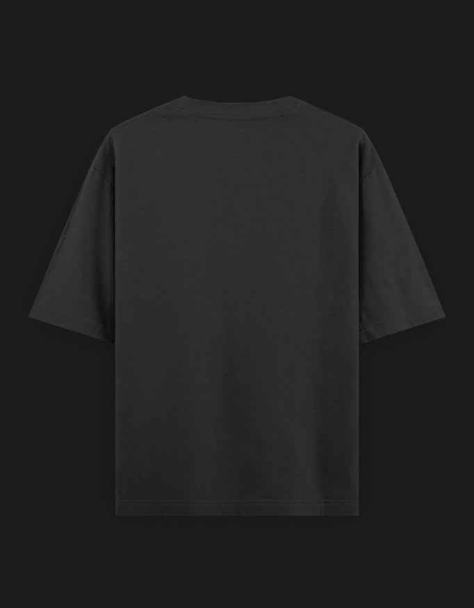 SkyBi Shirts Oversized T-Shirt 240 GSM Heavyweight Cotton