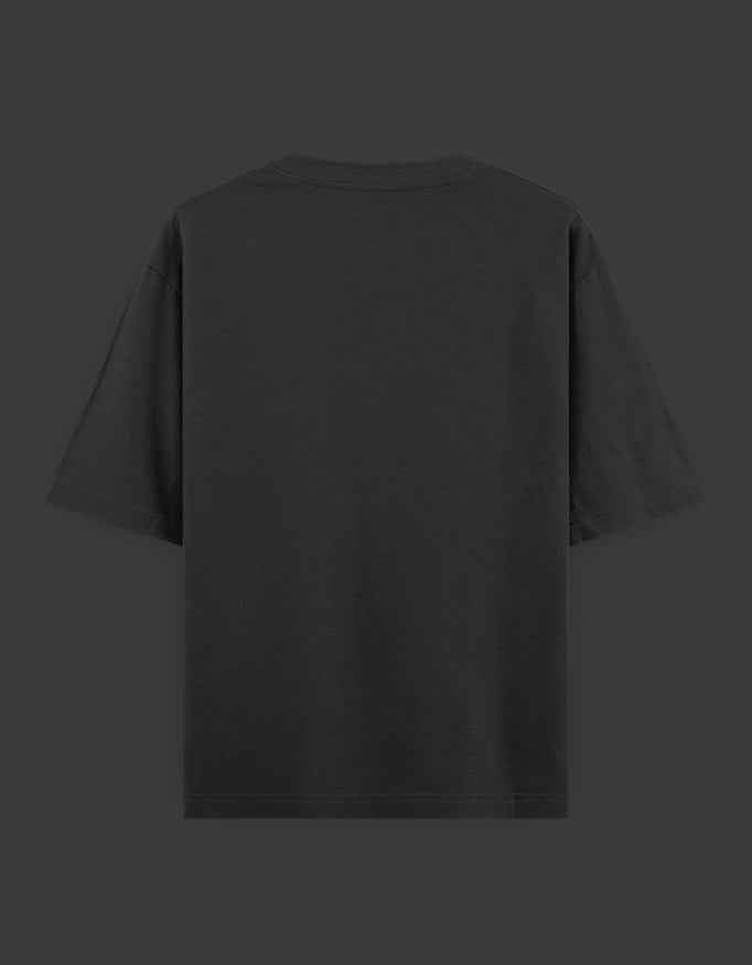 SkyBi Shirts Oversized T-Shirt 240 GSM Heavyweight Cotton