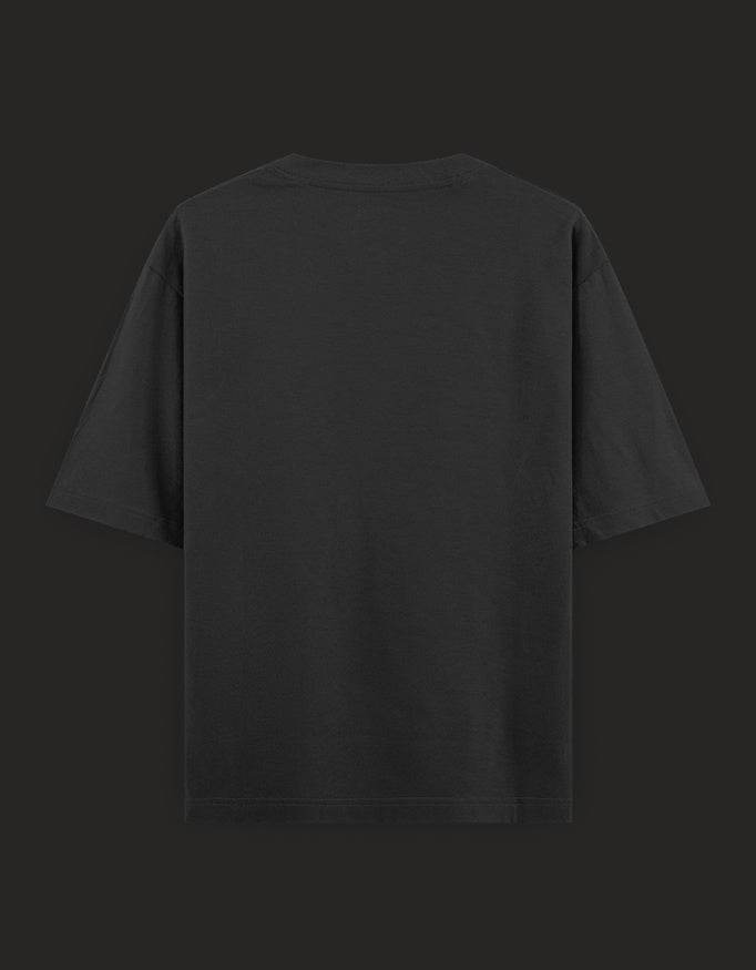 SkyBi Shirts Oversized Embroidery T-Shirt 240 GSM Heavyweight Cotton - SkyBi Shirts
