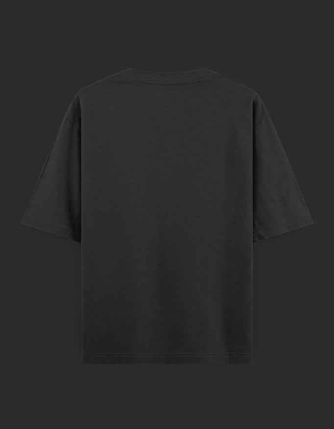 SkyBi Shirts Oversized T-Shirt 240 GSM Heavyweight Cotton