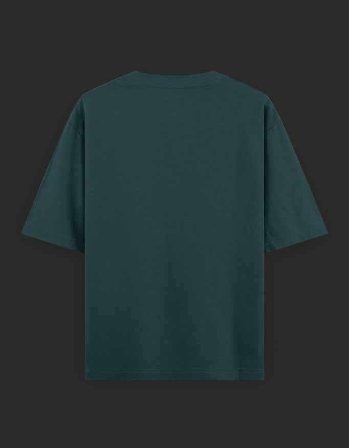 SkyBi Shirts Oversized T-Shirt 240 GSM Heavyweight Cotton