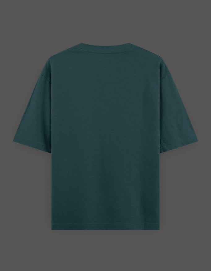 SkyBi Shirts Oversized T-Shirt 240 GSM Heavyweight Cotton