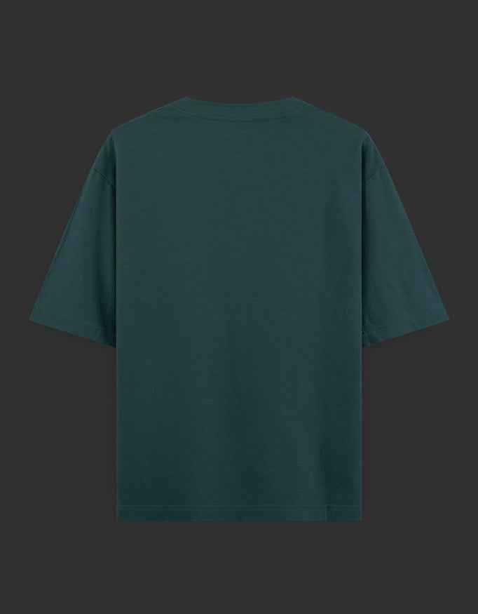 SkyBi Shirts Oversized T-Shirt 240 GSM Heavyweight Cotton