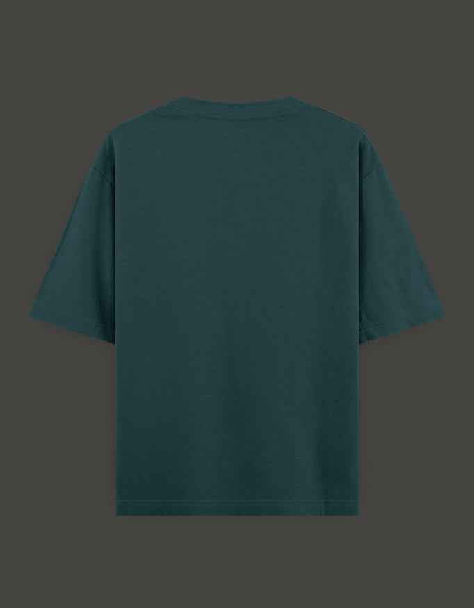 SkyBi Shirts Oversized T-Shirt 240 GSM Heavyweight Cotton
