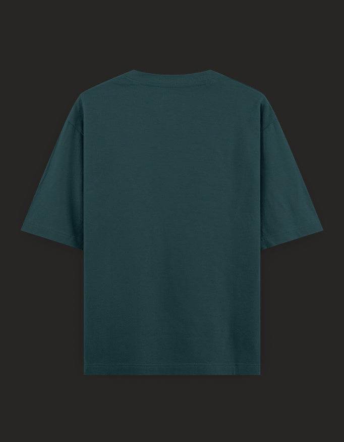 SkyBi Shirts Oversized Embroidery T-Shirt 240 GSM Heavyweight Cotton - SkyBi Shirts