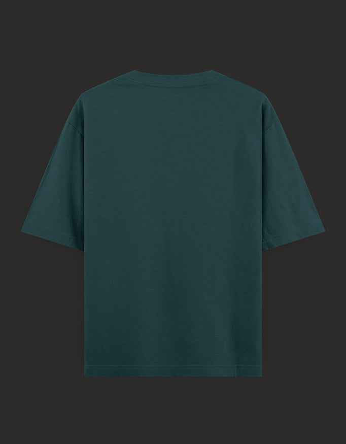 SkyBi Shirts Oversized T-Shirt 240 GSM Heavyweight Cotton