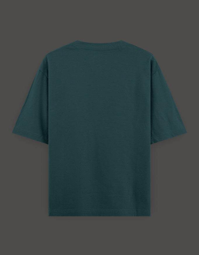 SkyBi Shirts Oversized Embroidery T-Shirt 240 GSM Heavyweight Cotton - SkyBi Shirts