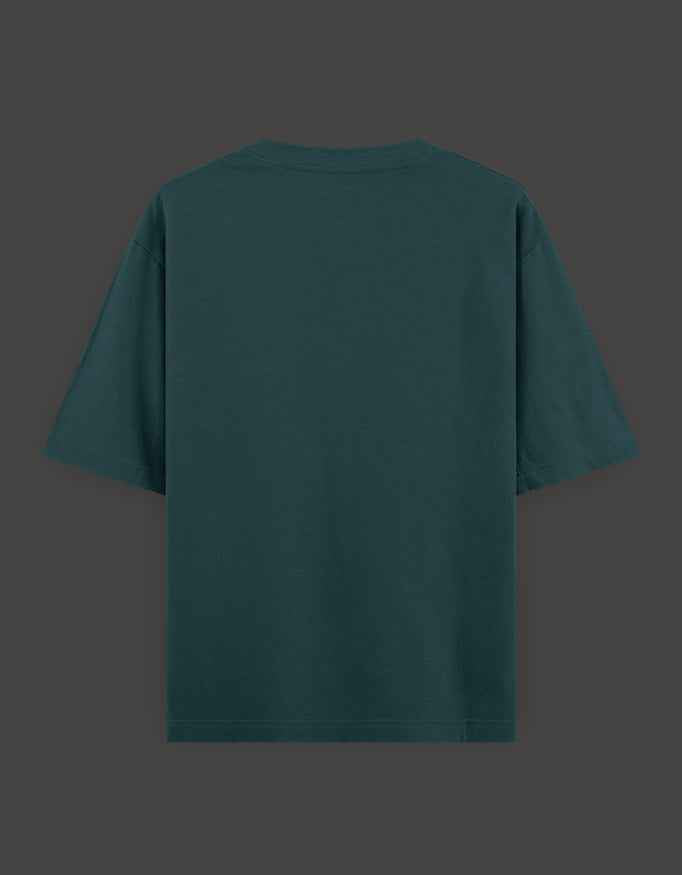 SkyBi Shirts Oversized T-Shirt 240 GSM Heavyweight Cotton