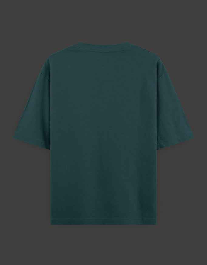 SkyBi Shirts Oversized T-Shirt 240 GSM Heavyweight Cotton