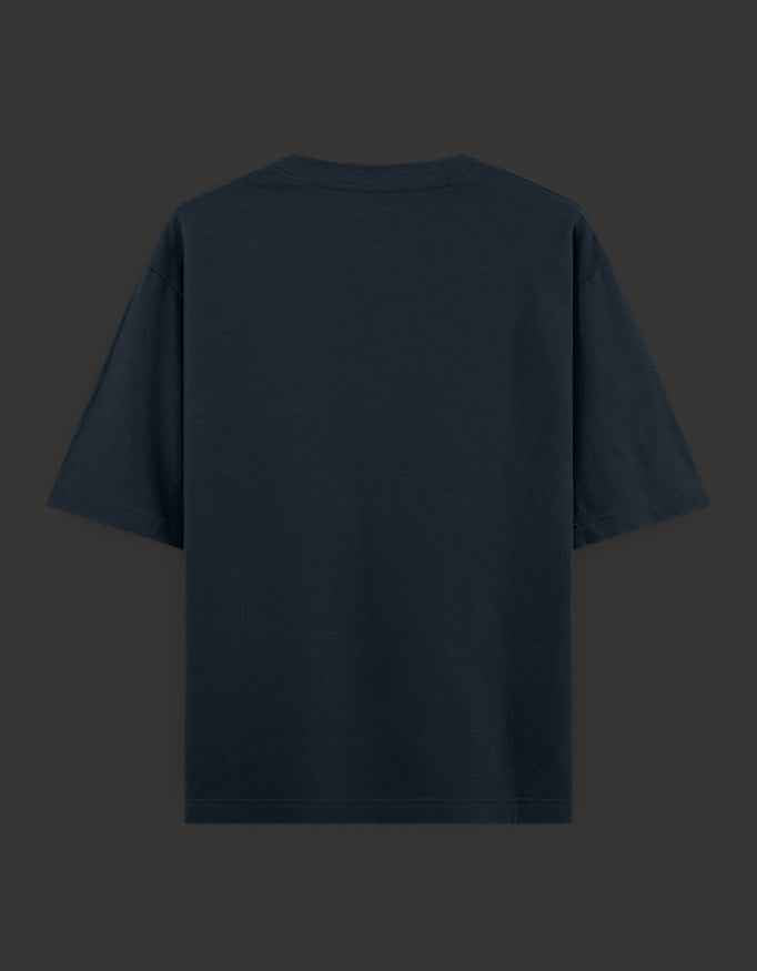 SkyBi Shirts Oversized T-Shirt 240 GSM Heavyweight Cotton