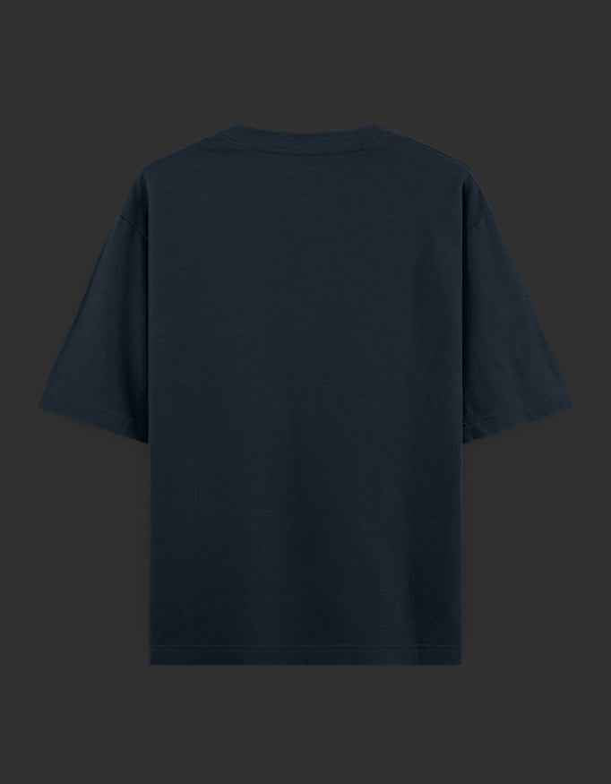 SkyBi Shirts Oversized T-Shirt 240 GSM Heavyweight Cotton