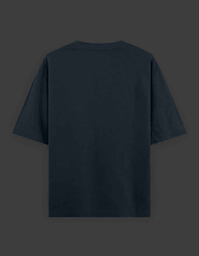 SkyBi Shirts Oversized T-Shirt 240 GSM Heavyweight Cotton