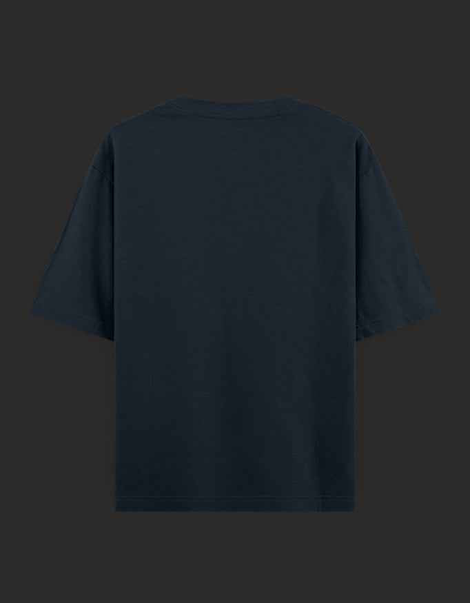 SkyBi Shirts Oversized T-Shirt 240 GSM Heavyweight Cotton