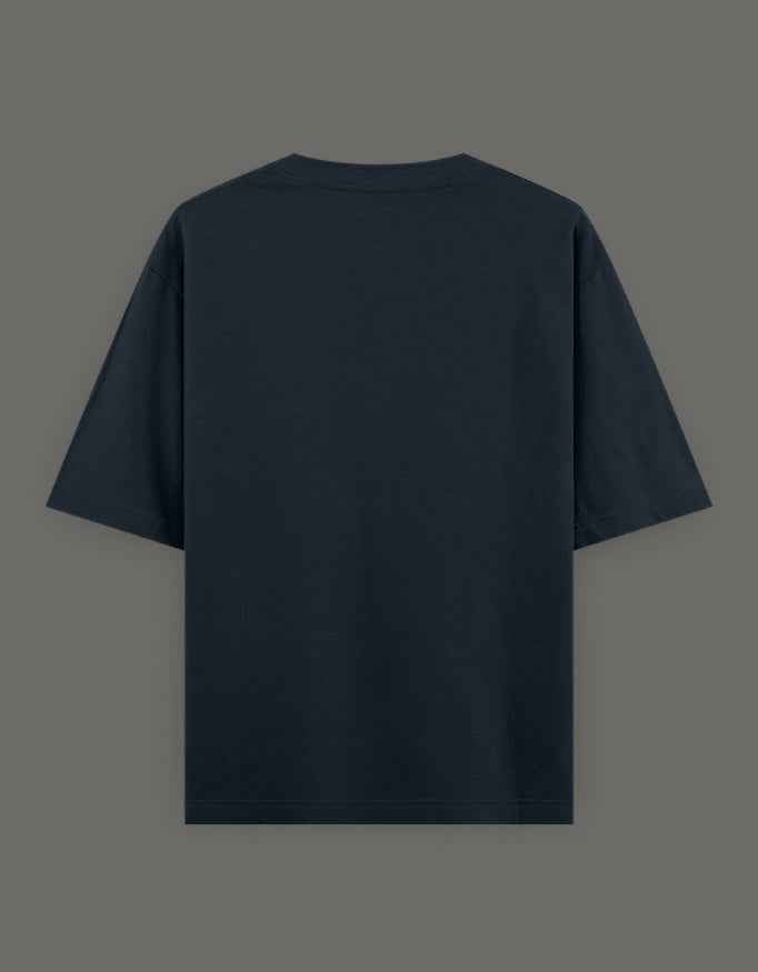 SkyBi Shirts Oversized T-Shirt 240 GSM Heavyweight Cotton