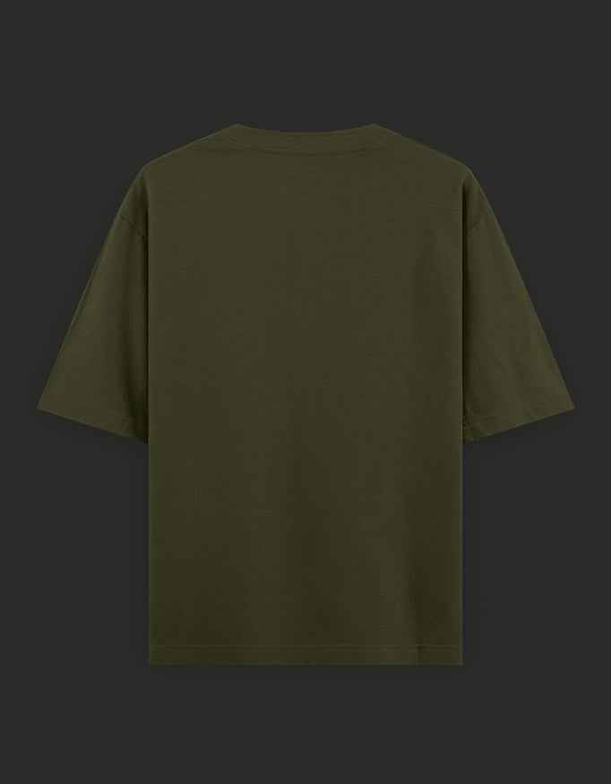 SkyBi Shirts Oversized T-Shirt 240 GSM Heavyweight Cotton