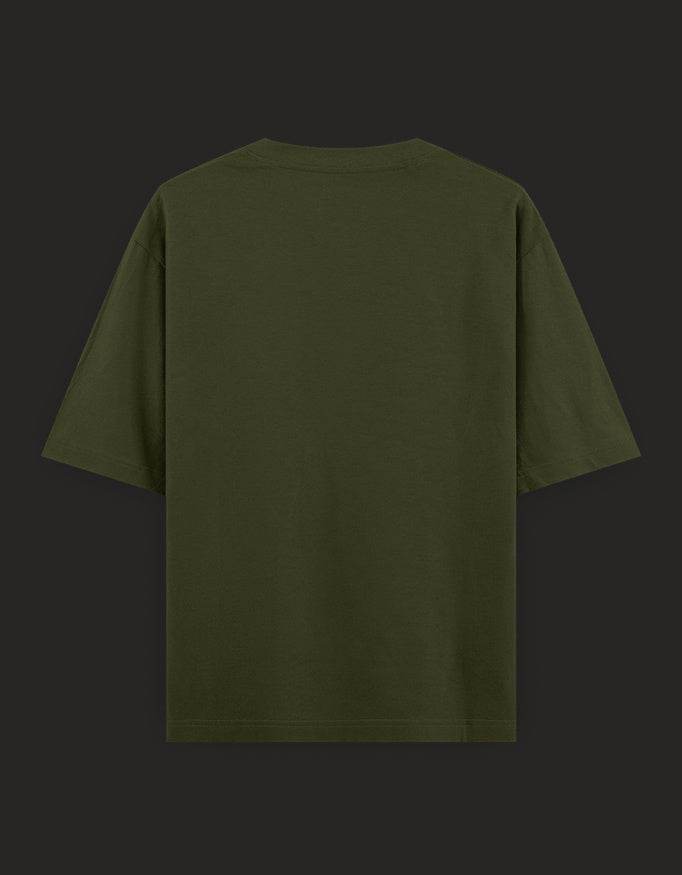 SkyBi Shirts Oversized Embroidery T-Shirt 240 GSM Heavyweight Cotton - SkyBi Shirts