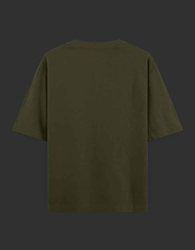 SkyBi Shirts Oversized T-Shirt 240 GSM Heavyweight Cotton
