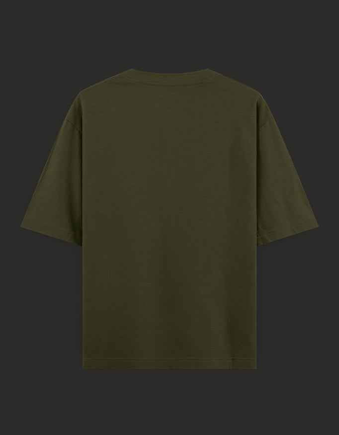 SkyBi Shirts Oversized T-Shirt 240 GSM Heavyweight Cotton