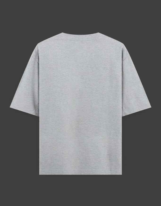 SkyBi Shirts Oversized T-Shirt 240 GSM Heavyweight Cotton