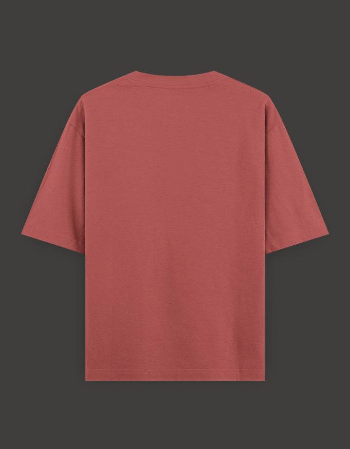 SkyBi Shirts Oversized Embroidery T-Shirt 240 GSM Heavyweight Cotton - SkyBi Shirts