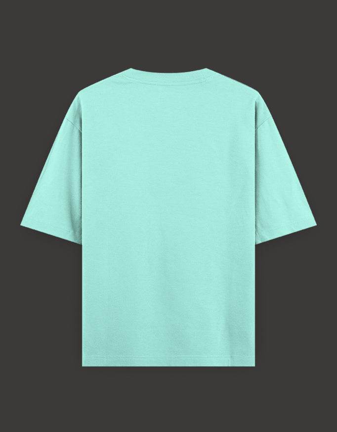 SkyBi Shirts Oversized Embroidery T-Shirt 240 GSM Heavyweight Cotton - SkyBi Shirts