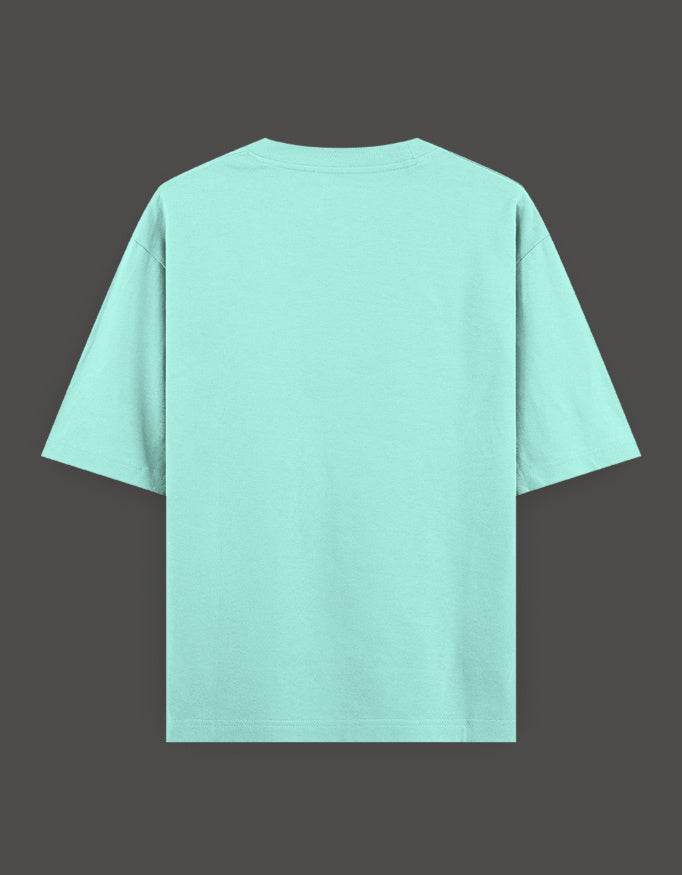 SkyBi Shirts Oversized Embroidery T-Shirt 240 GSM Heavyweight Cotton - SkyBi Shirts