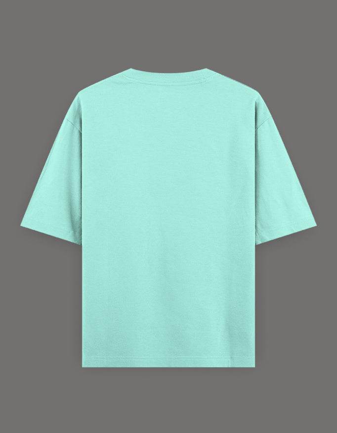 SkyBi Shirts Oversized Embroidery T-Shirt 240 GSM Heavyweight Cotton - SkyBi Shirts