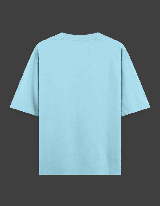 SkyBi Shirts Oversized T-Shirt 240 GSM Heavyweight Cotton