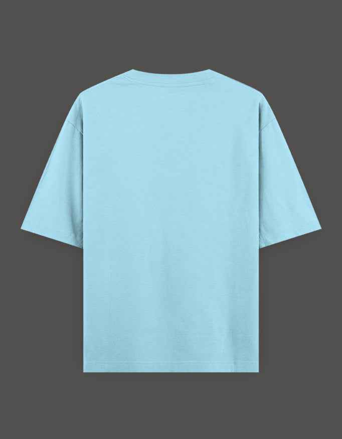 SkyBi Shirts Oversized T-Shirt 240 GSM Heavyweight Cotton
