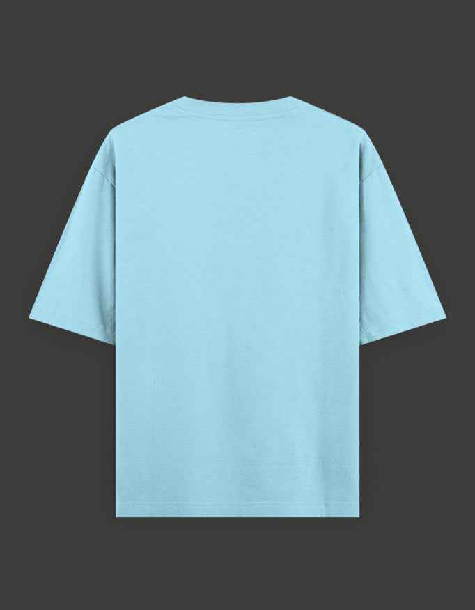 SkyBi Shirts Oversized T-Shirt 240 GSM Heavyweight Cotton