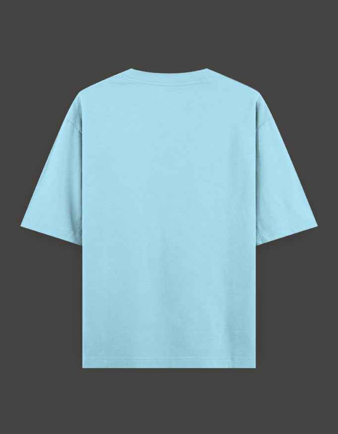 SkyBi Shirts Oversized T-Shirt 240 GSM Heavyweight Cotton