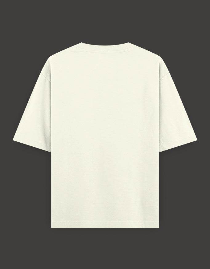 SkyBi Shirts Oversized Embroidery T-Shirt 240 GSM Heavyweight Cotton - SkyBi Shirts