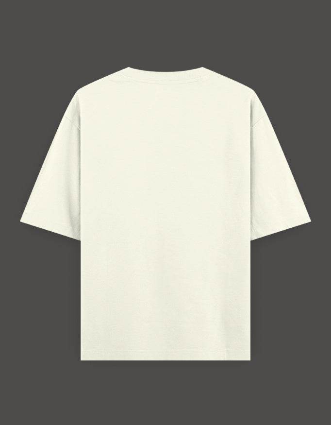 SkyBi Shirts Oversized Embroidery T-Shirt 240 GSM Heavyweight Cotton - SkyBi Shirts