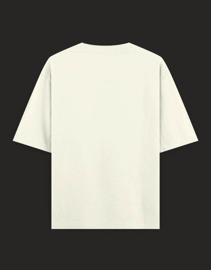 SkyBi Shirts Oversized Embroidery T-Shirt 240 GSM Heavyweight Cotton - SkyBi Shirts
