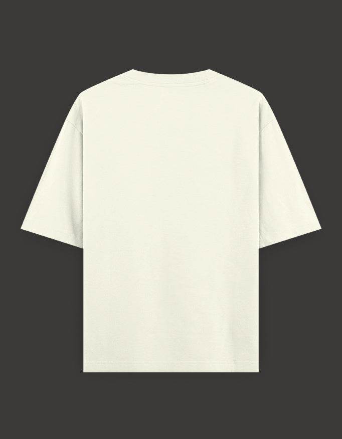 SkyBi Shirts Oversized Embroidery T-Shirt 240 GSM Heavyweight Cotton - SkyBi Shirts