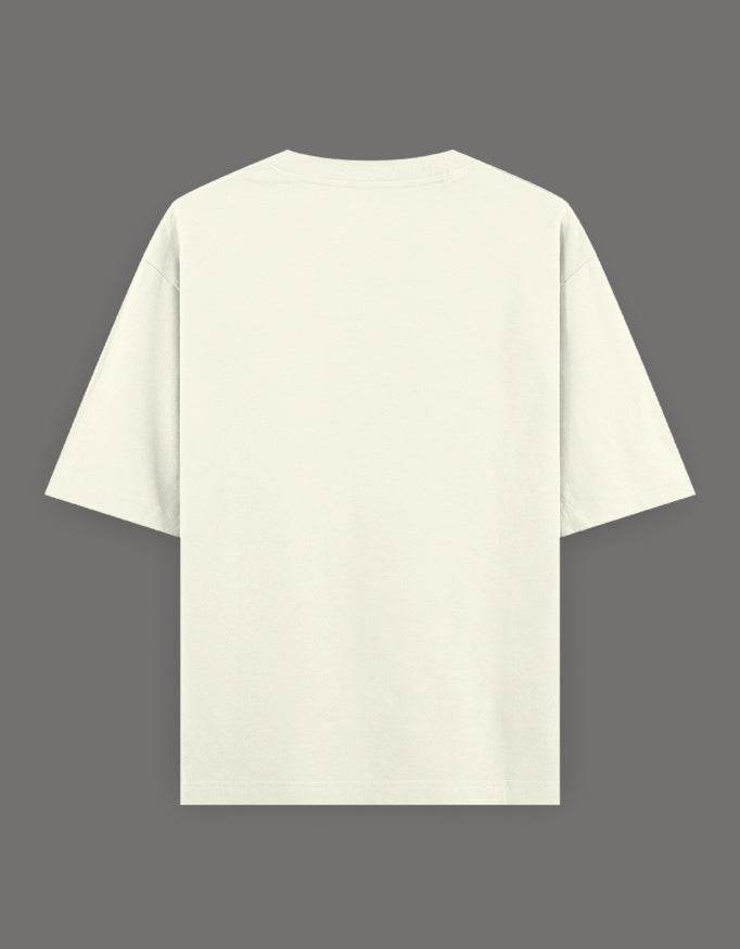 SkyBi Shirts Oversized Embroidery T-Shirt 240 GSM Heavyweight Cotton - SkyBi Shirts
