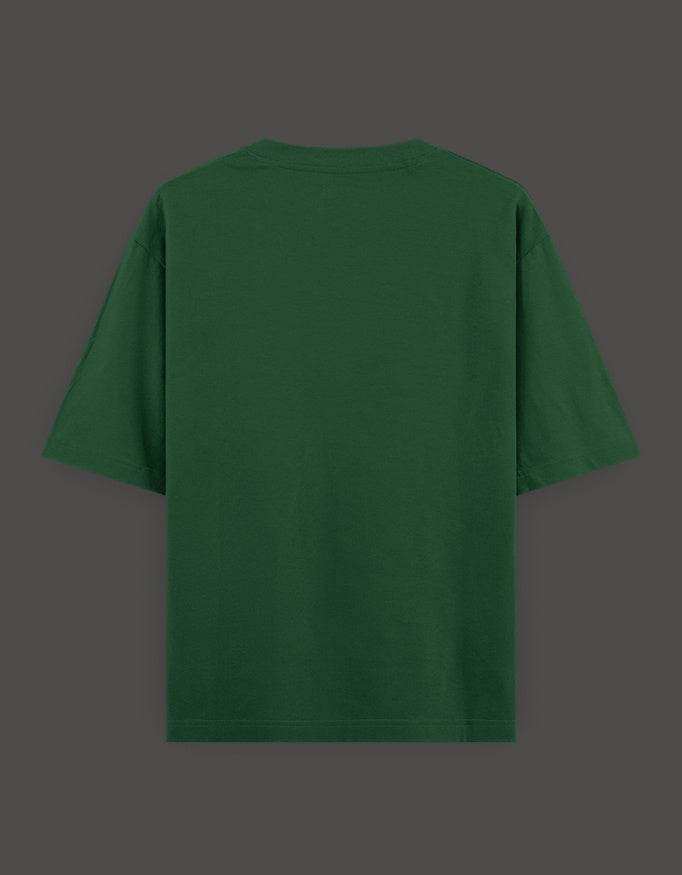 SkyBi Shirts Oversized Embroidery T-Shirt 240 GSM Heavyweight Cotton - SkyBi Shirts