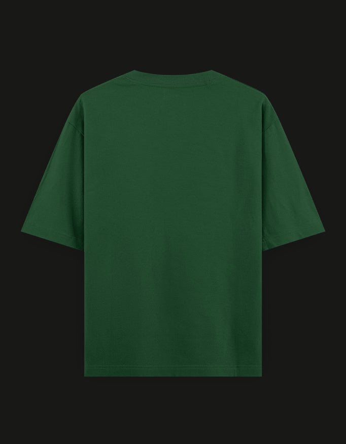 SkyBi Shirts Oversized Embroidery T-Shirt 240 GSM Heavyweight Cotton - SkyBi Shirts