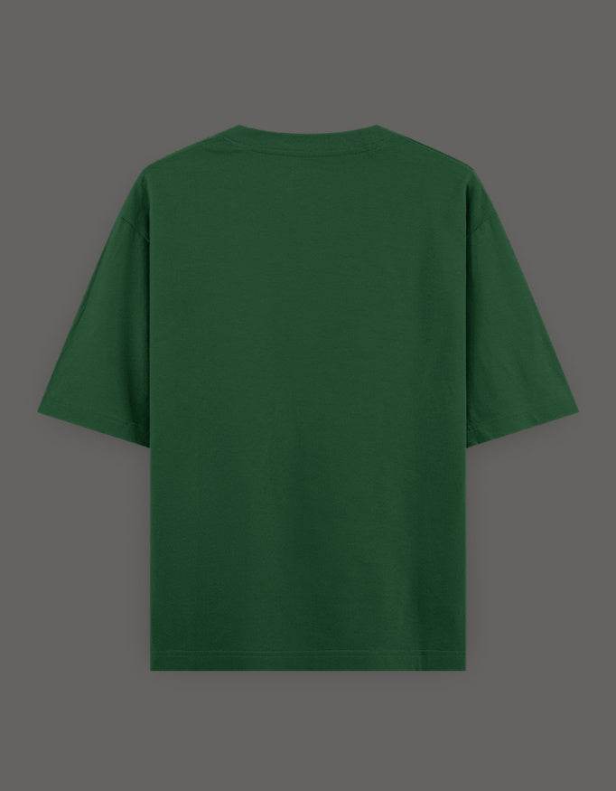 SkyBi Shirts Oversized Embroidery T-Shirt 240 GSM Heavyweight Cotton - SkyBi Shirts