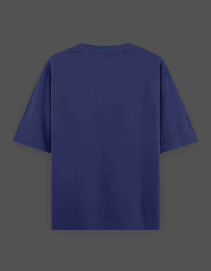 SkyBi Shirts Oversized T-Shirt 240 GSM Heavyweight Cotton