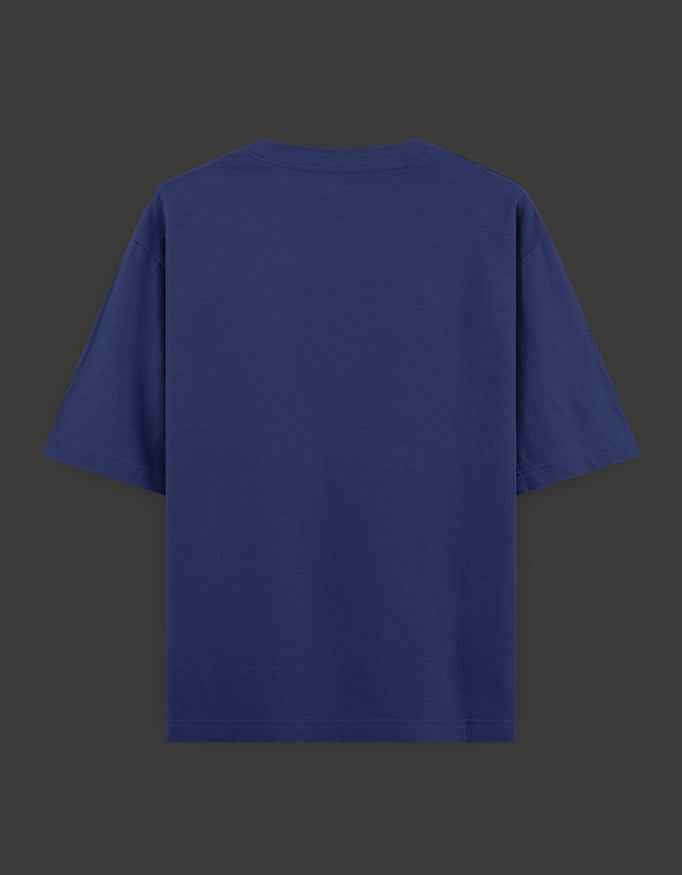 SkyBi Shirts Oversized T-Shirt 240 GSM Heavyweight Cotton