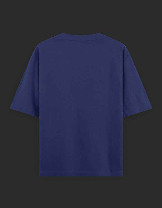 SkyBi Shirts Oversized T-Shirt 240 GSM Heavyweight Cotton